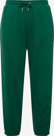 Wide Leg Pantalon Studio Untold en vert : devant