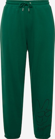 Studio Untold Wide leg Pants in Green: front