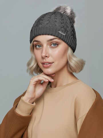 Neverless Mütze '1975' in Grau
