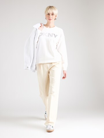 DKNY Sweatshirt i hvid