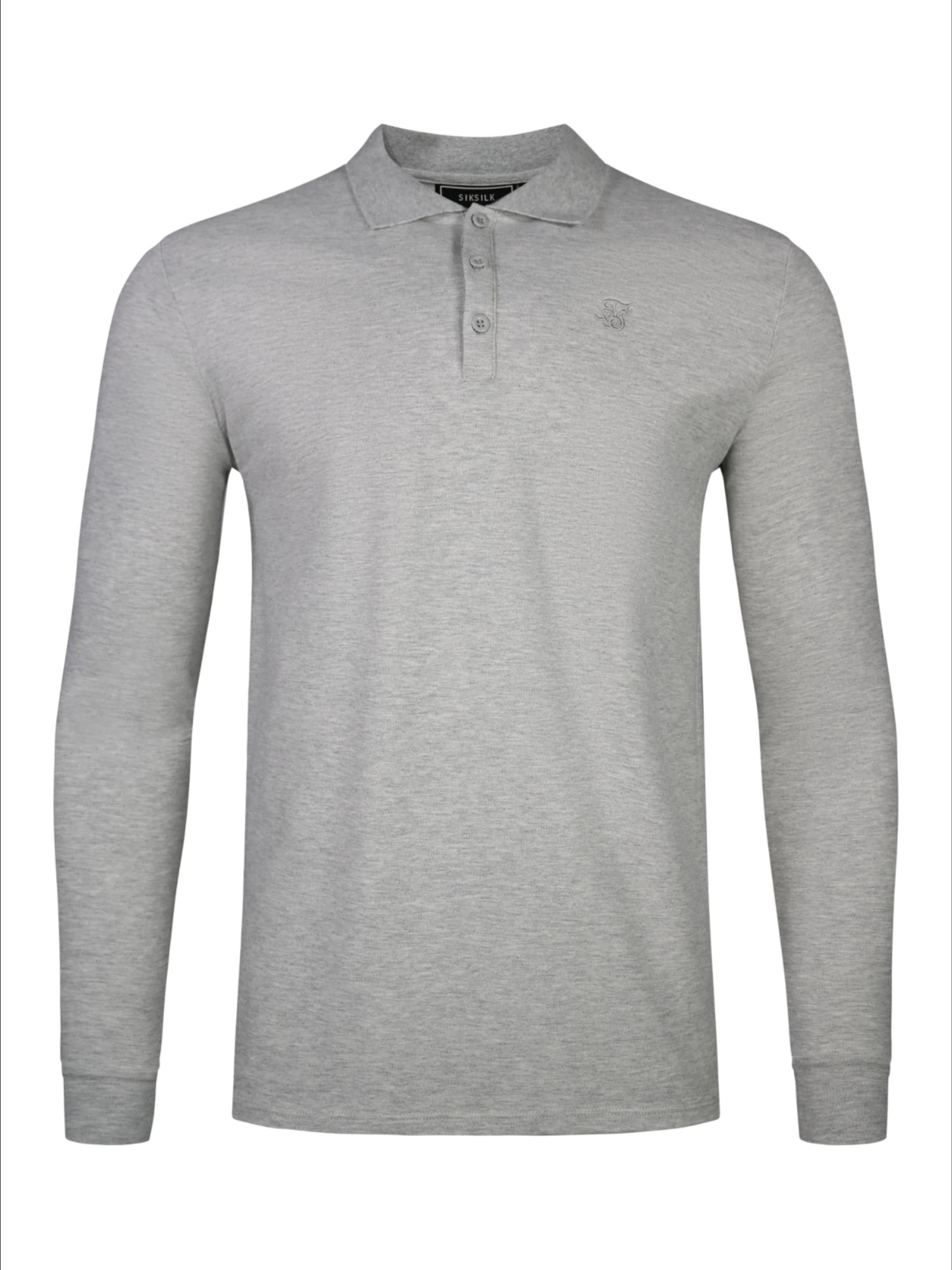 SikSilk Shirt in Grey: front
