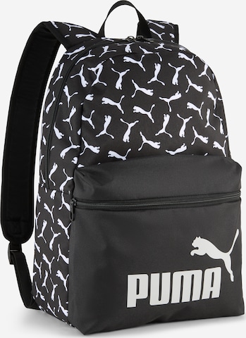 PUMA Rugzak 'Phase' in Zwart: voorkant