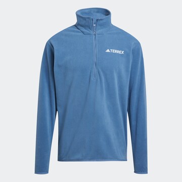 ADIDAS TERREX Athletic Sweater 'ESS' in Blue: front