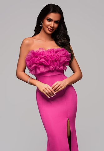 Ombre Evening dress in Pink