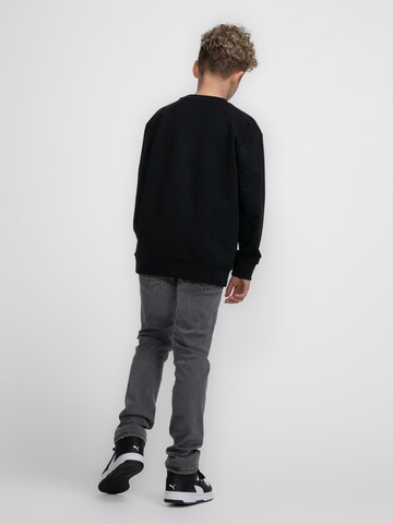 Petrol Industries Sweatshirt 'White' in Zwart