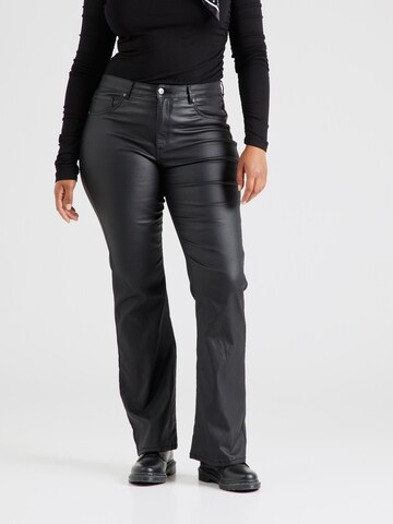 ONLY Carmakoma Boot cut Pants 'CARBlush' in Black: front