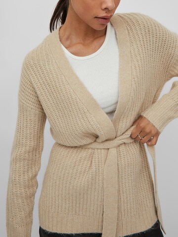 VILA Strickjacke 'Felo' in Beige