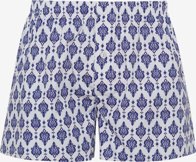 Hanro Boxershorts 'Fancy Woven' in de kleur Blauw / Wit, Productweergave