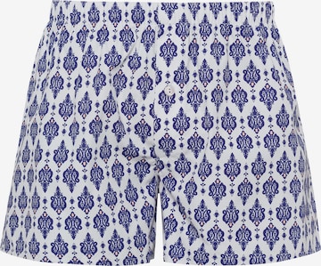 Hanro Boxershorts 'Fancy Woven' in Blauw: voorkant