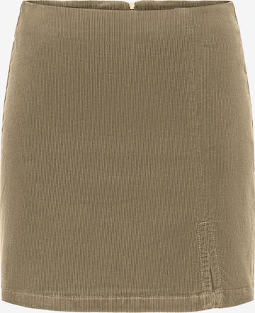 ONLY - Falda 'ONLFLORA' en marrón: frente