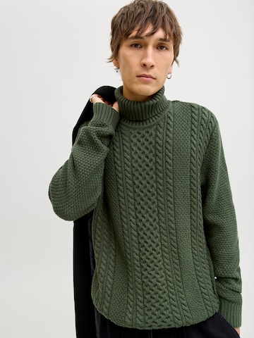 JACK & JONES Sweater 'JJPAUL' in Green