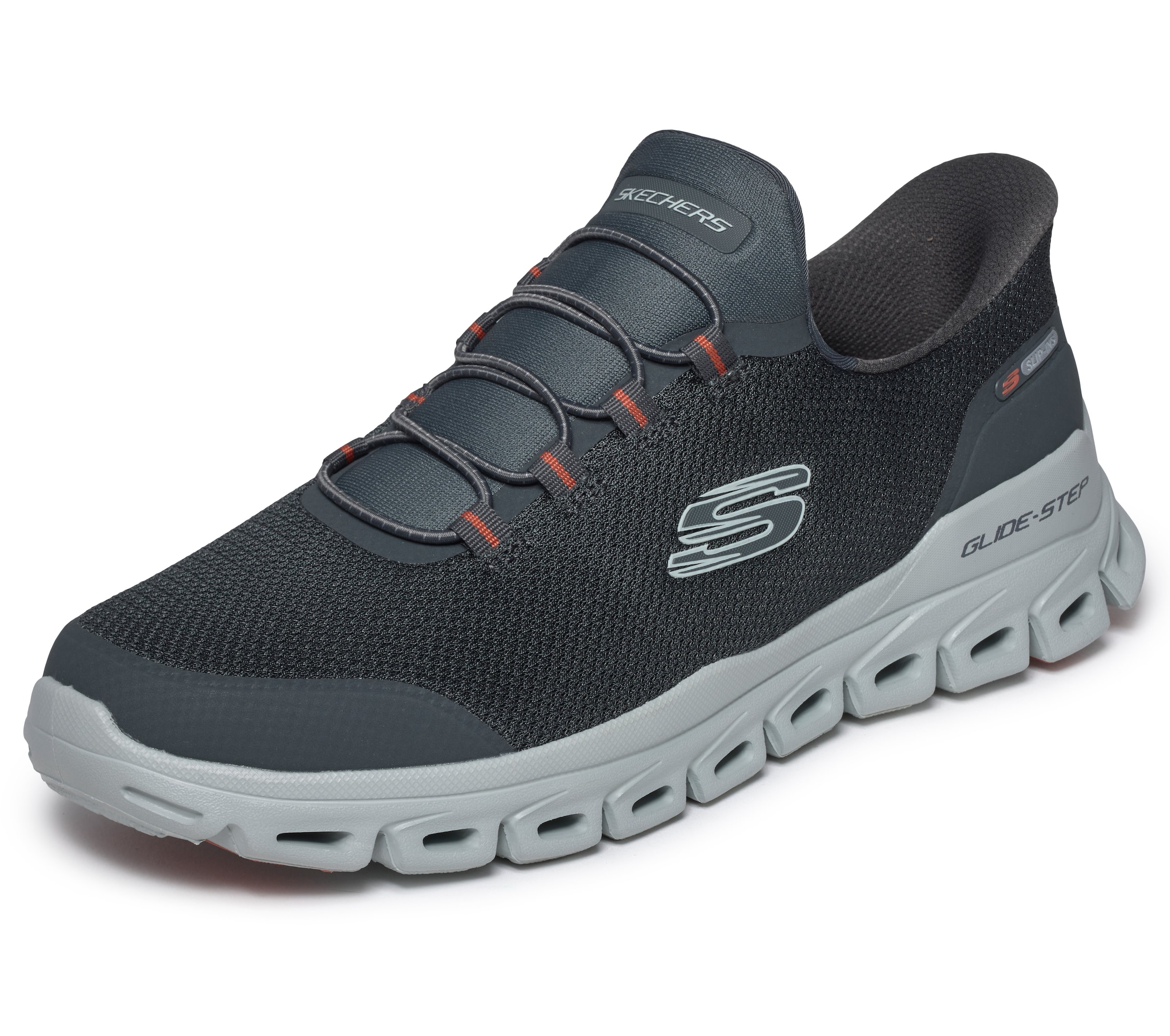 SKECHERS Slip-Ons in Grey: front