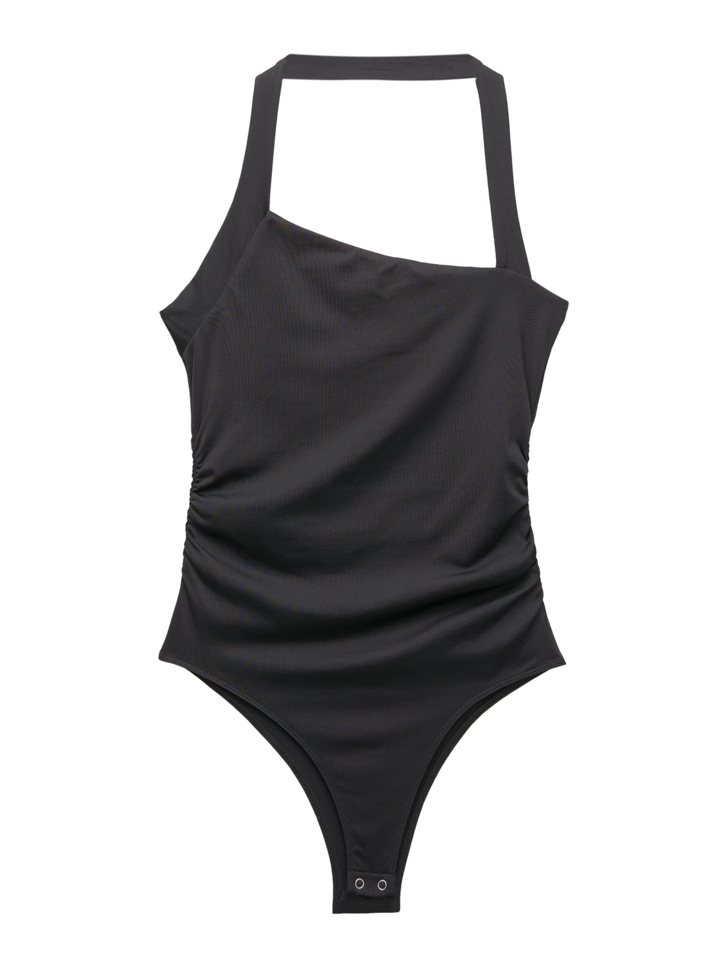 Pull&Bear Tričkové body – černá: přední strana