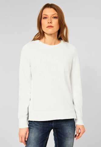 CECIL Sweatshirt in Weiß: predná strana