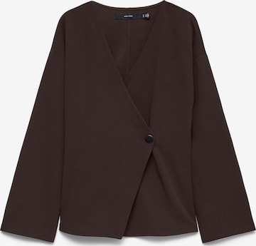 VERO MODA Knit Cardigan 'VMStar' in Brown: front