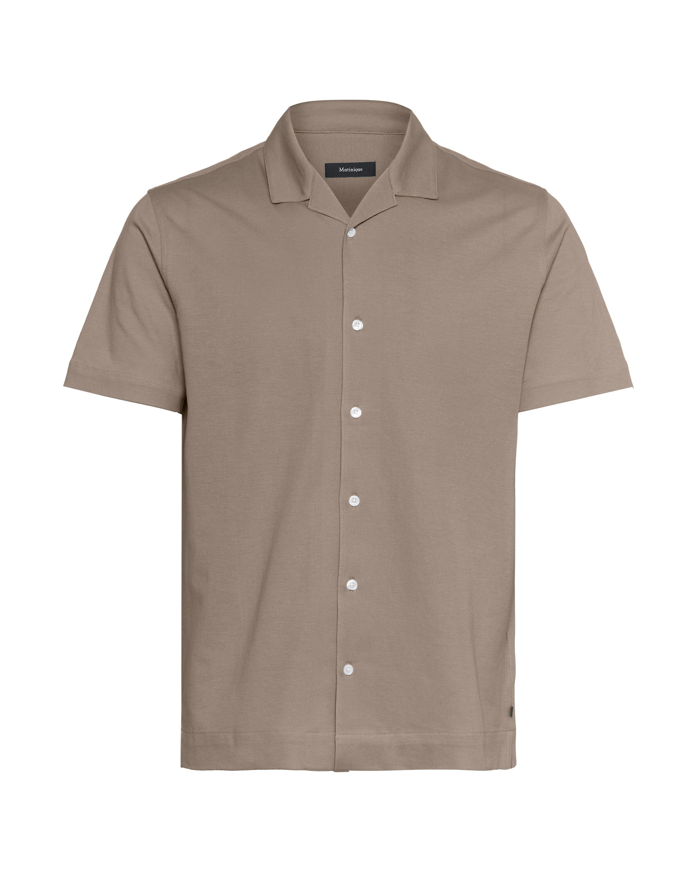Matinique Regular Fit Hemd 'Trostol' in Beige: Vorderseite