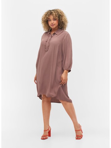 Zizzi Tunic 'XLUCI' in Brown