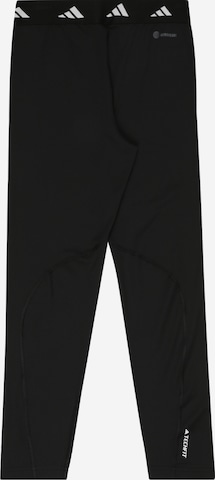 Skinny Pantaloni sport 'Aeroready Techfit' de la ADIDAS SPORTSWEAR pe negru