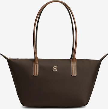 Borsa a spalla 'Popette' di TOMMY HILFIGER in marrone: frontale