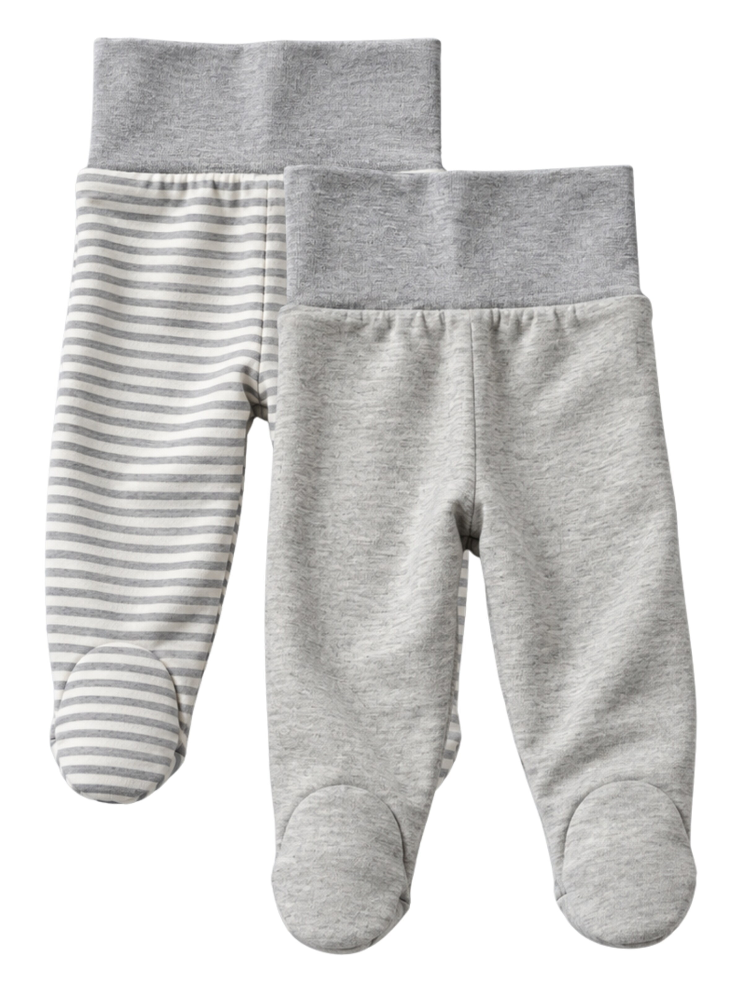 OrganicEra Leggings 'OrganicEra Organic Footed Pants Set' in 62 in Grey, Item view