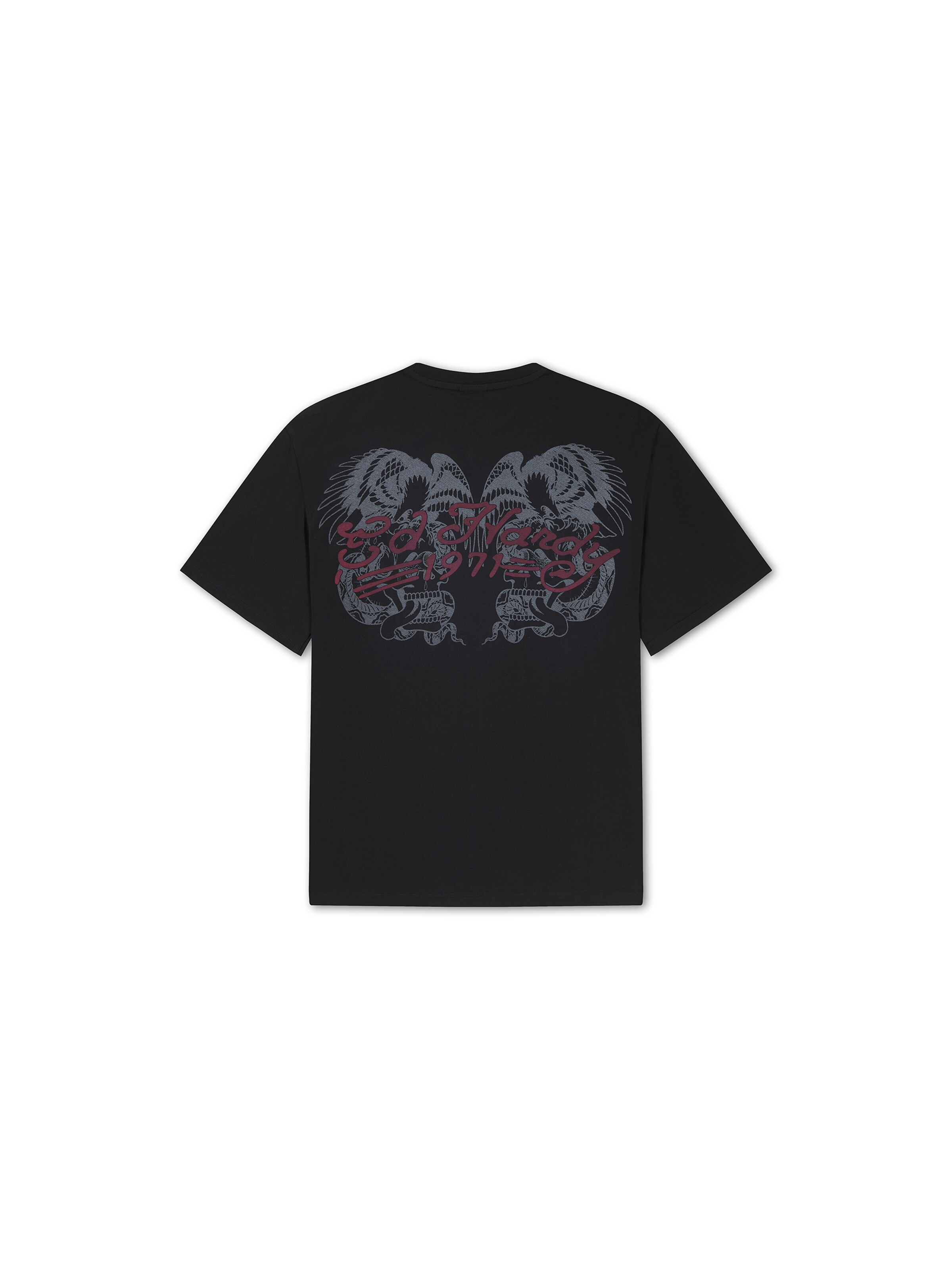 Ed Hardy Majica 'Brave Hearts Stay True' | črna barva