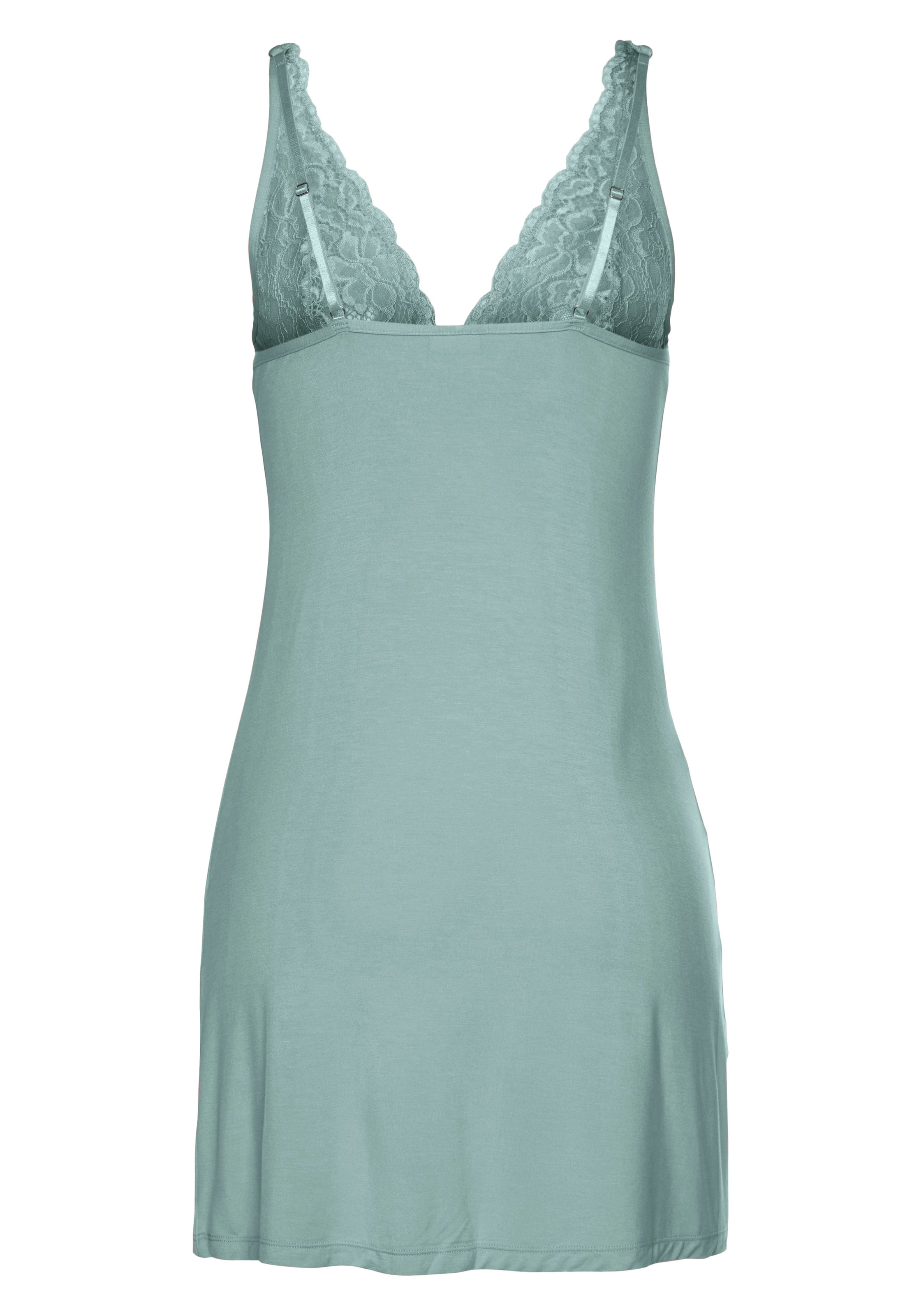 LASCANA Negligee in Green: back