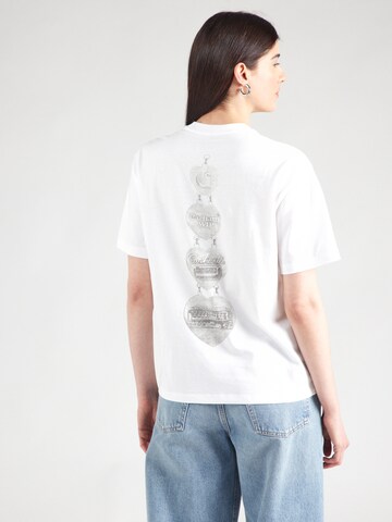 Carhartt WIP Футболка 'Chain' в Белый: спереди