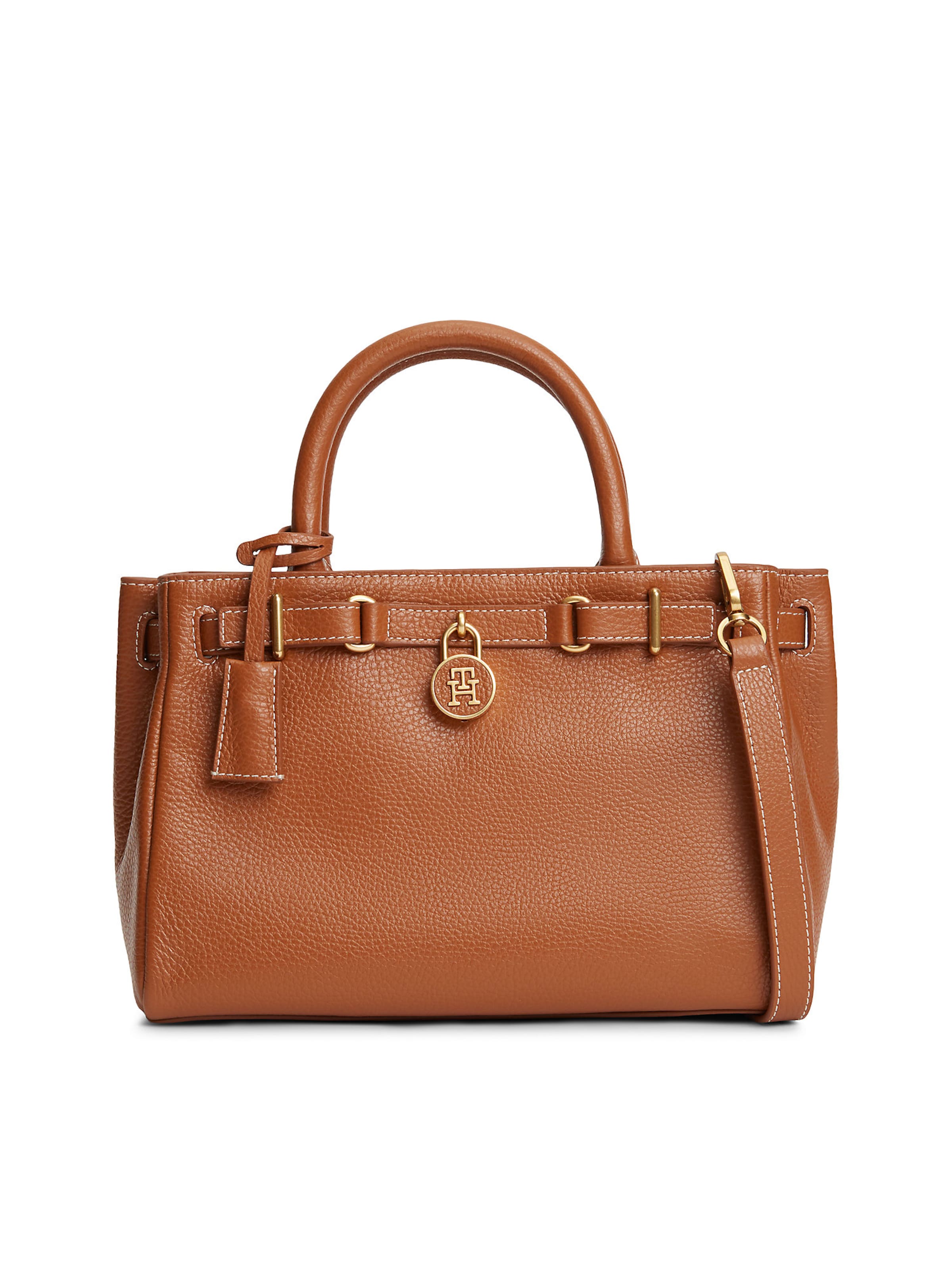 TOMMY HILFIGER Handbag in Brown: front