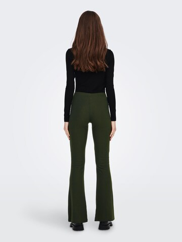 ONLY Flared Broek 'Nella' in Groen