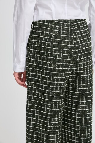 Regular Pantalon 'IHKATE CLOULE' ICHI en vert