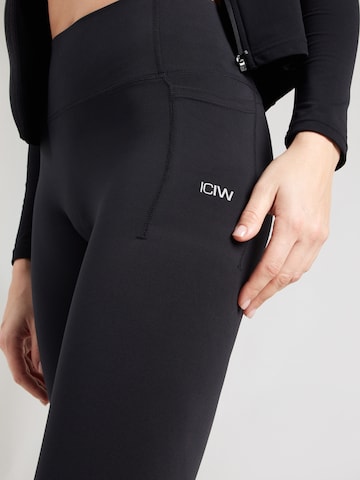 ICANIWILL Zvonový Sportovní kalhoty 'Luxe' – černá