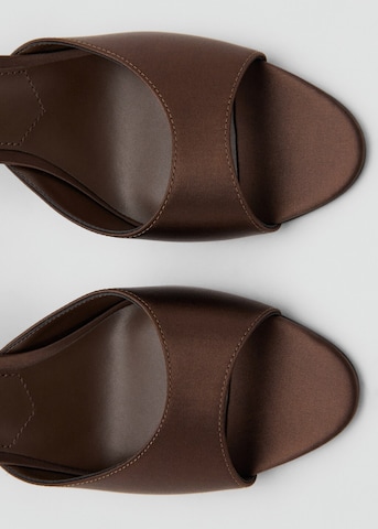 MANGO Sandals 'Fancys' in Brown