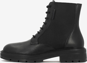 juoda Kazar Suvarstomieji kulkšnis dengiantys batai: priekis