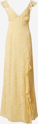 Abito da sera 'Georgette' di Maya Deluxe in giallo: frontale