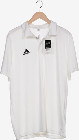 ADIDAS PERFORMANCE Poloshirt XL in Weiß: predná strana