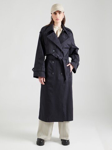 Manteau mi-saison 'CORALINE' IVY OAK en bleu : devant