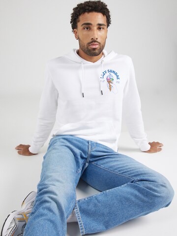 SCOTCH & SODA Sweatshirt in White: front