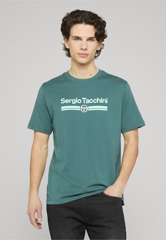 Sergio Tacchini - Camiseta 'Marchio' en verde: frente