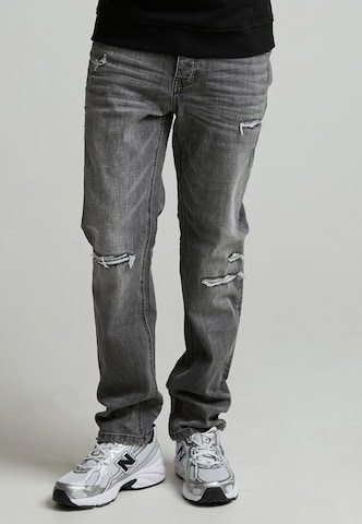 Loosefit Jean 'Pacelli' Alessandro Zavetti en gris : devant