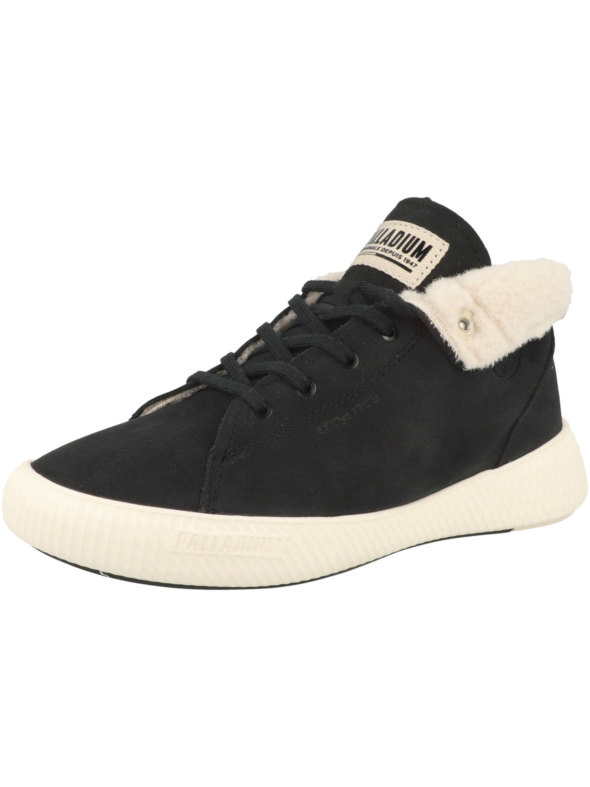 Palladium Sneaker high 'Pallanova' in Schwarz: Vorderseite