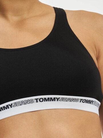 Tommy Jeans Bustier BH in Zwart