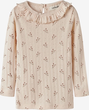 T-Shirt Lil'Atelier en rose : devant