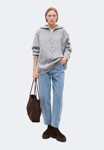 Karo Kauer Pullover in Grau