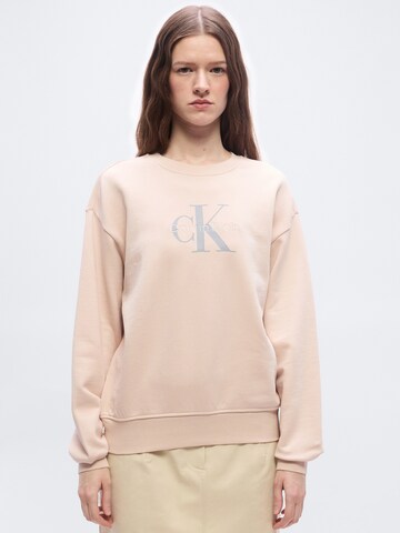 Calvin Klein Jeans Sweatshirt in Orange: front