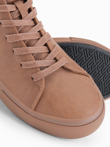Ombre High-top trainers in Brown