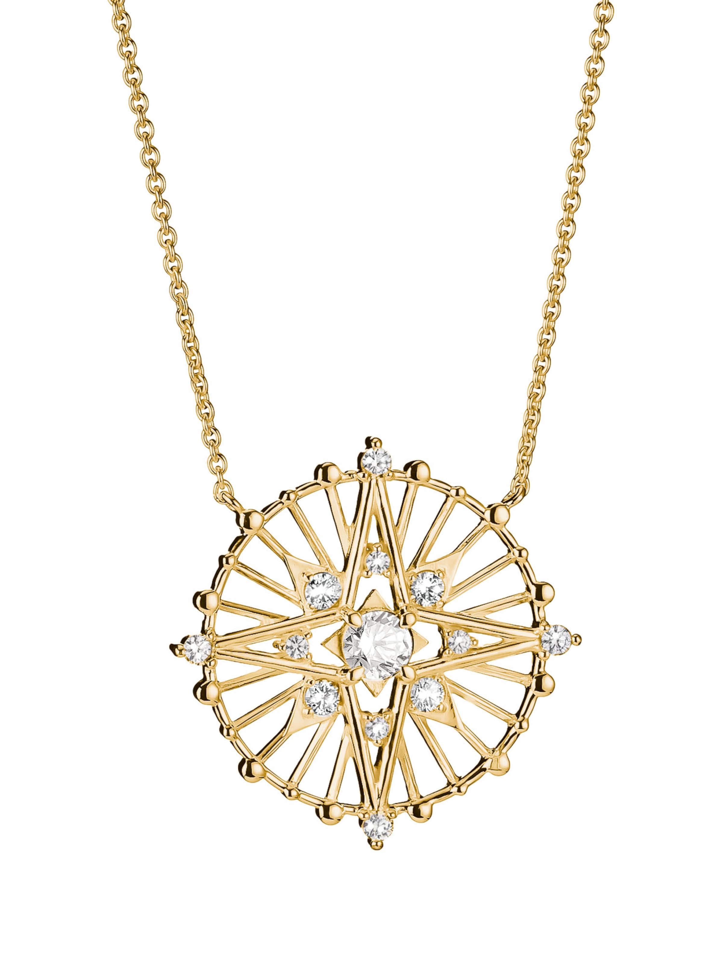 Thomas Sabo Kette in 45 in gold / transparent, Produktansicht