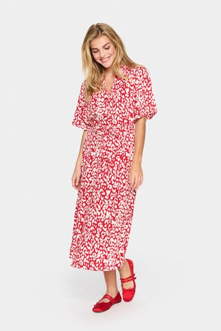 SAINT TROPEZ Blusekjole 'Zazia' i rød: forside