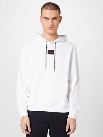 Sweat-shirt 'Daratschi214' HUGO en blanc : devant