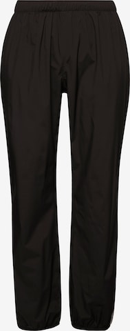 Ulla Popken Funktionshose in Schwarz: Vorderseite