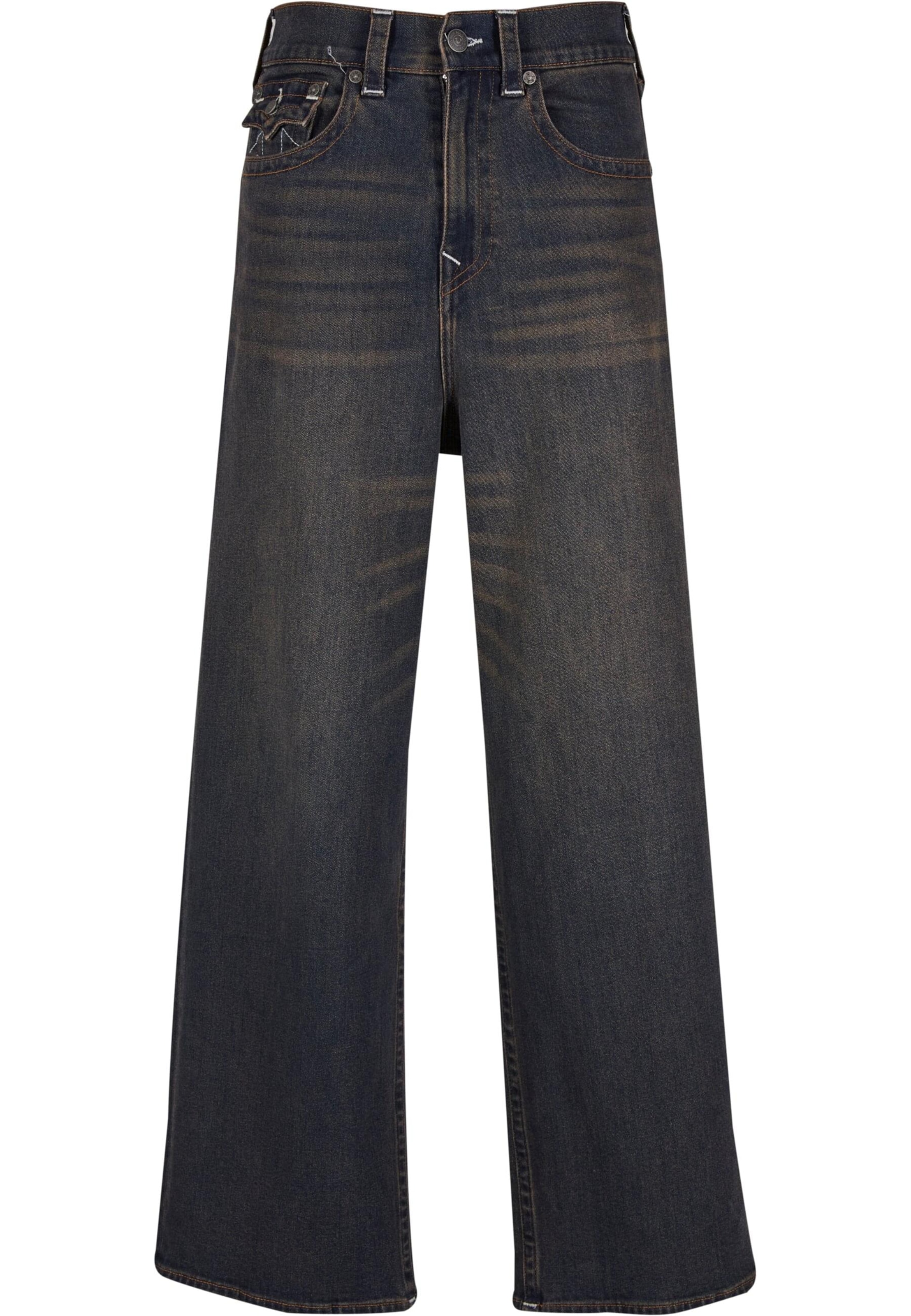 True Religion Wide leg Jeans 'Bobby' in Blue: front